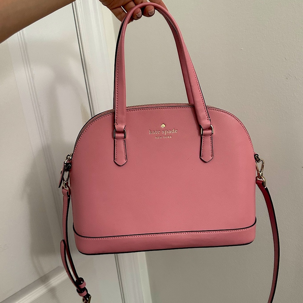 Kate spade Pink Leather Shoulder bag/ Satchel with Strap